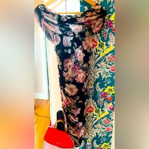 Bebe off the shoulder floral dress